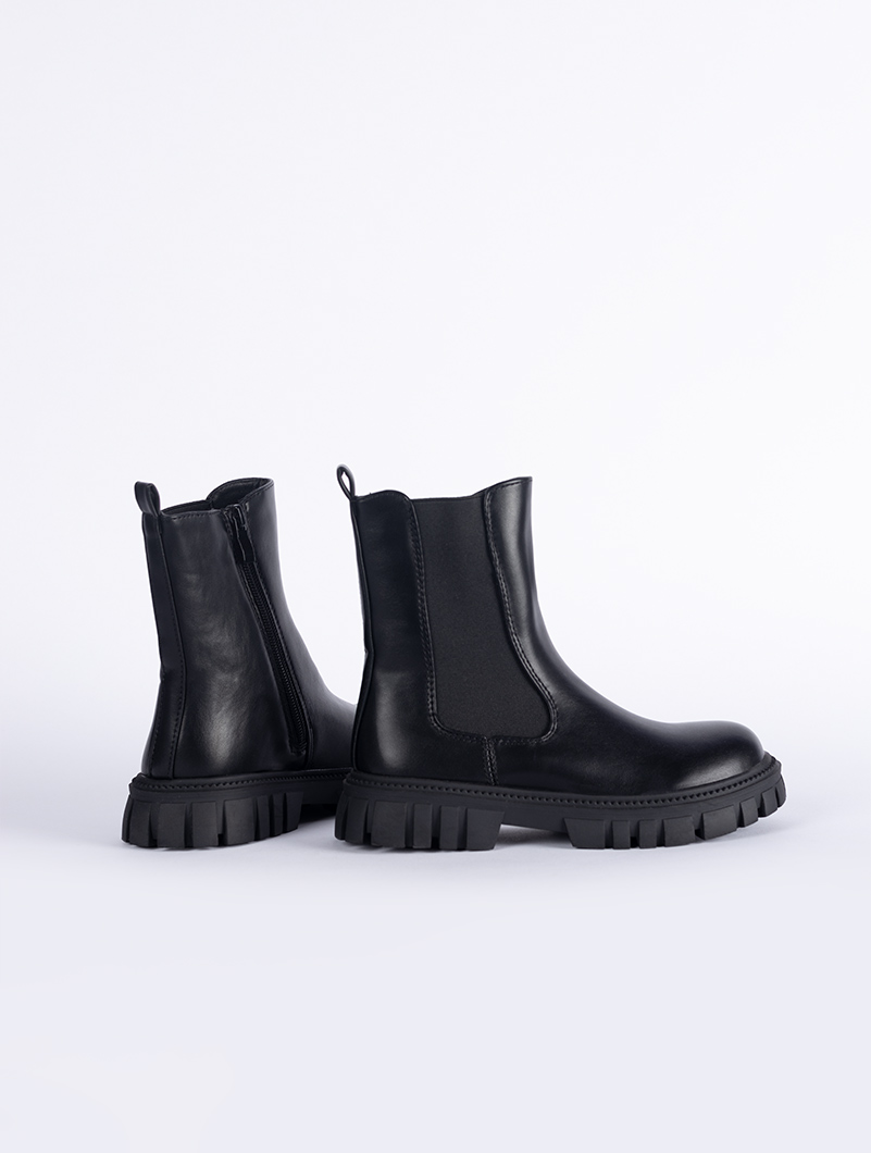 Bottines clearance semelle crantée